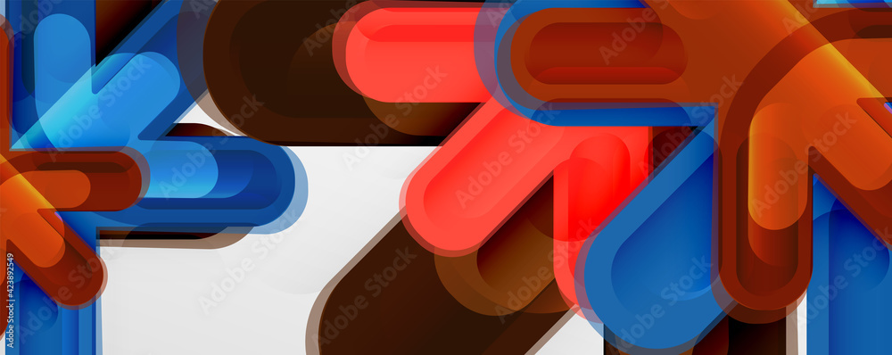 Abstract glossy crosses background for business or technology presentations, internet posters or web brochure covers