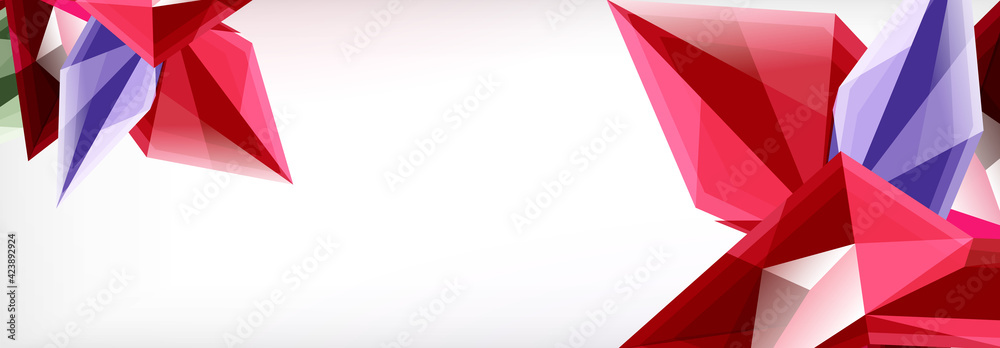 Vector 3d triangles and pyramids abstract background for business or technology presentations, internet posters or web brochure covers Vector 3d triangles and pyramids abstract background for business or technology presentations, internet posters or web brochure covers