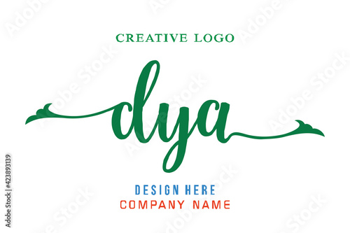 DYA lettering logo is simple, easy to understand and authoritative
