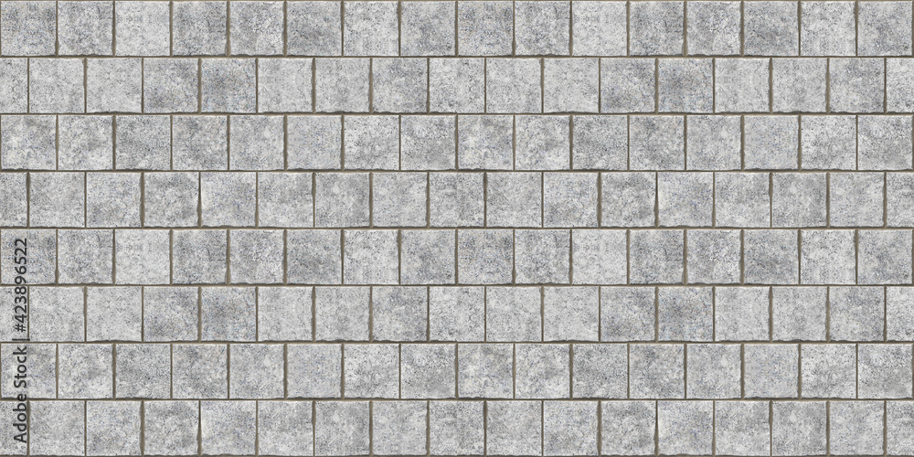 Fototapeta premium tiled wall texture, grey seamless background
