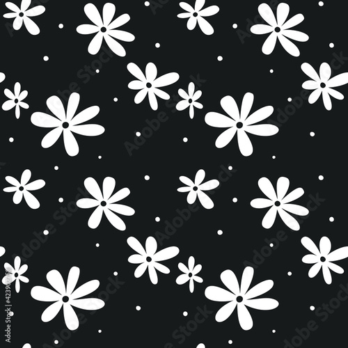 Seamless Flower Pattern. Textile pattern. Floral texture