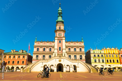 View of the Town Hall of Zamość