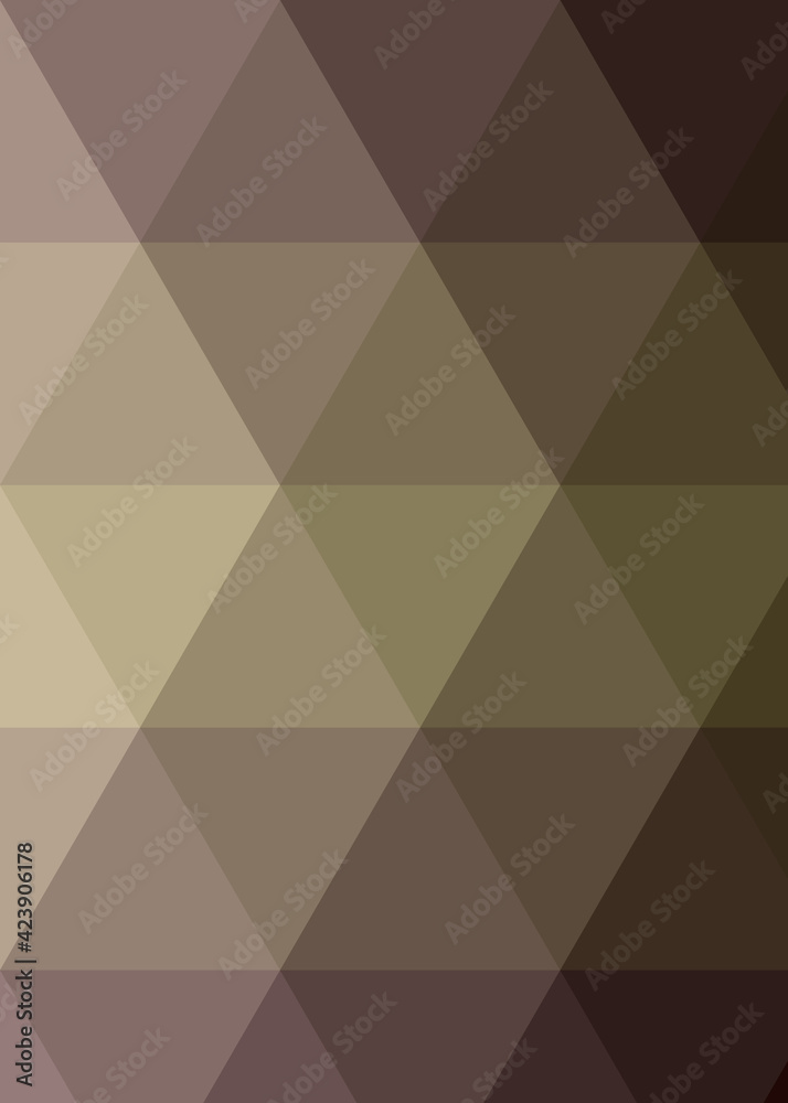 Fototapeta premium Abstract color Low-Polygones Generative Art background illustration