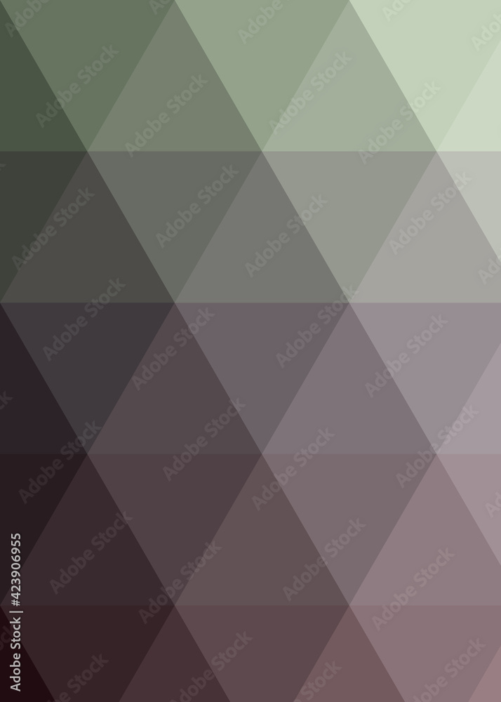 Fototapeta premium Abstract color Low-Polygones Generative Art background illustration