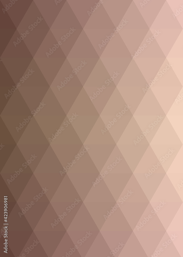 Fototapeta premium Abstract color Low-Polygones Generative Art background illustration