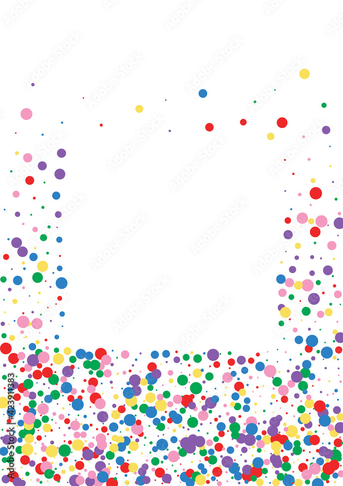 Blue Dot Party Texture. Round Explosion Background. Orange Banner Circle. Multicolored View Confetti Illustration. Blue Dot Party Texture. Round Explosion Background. Orange Banner Circle. Multicolored View Confetti Illustration.