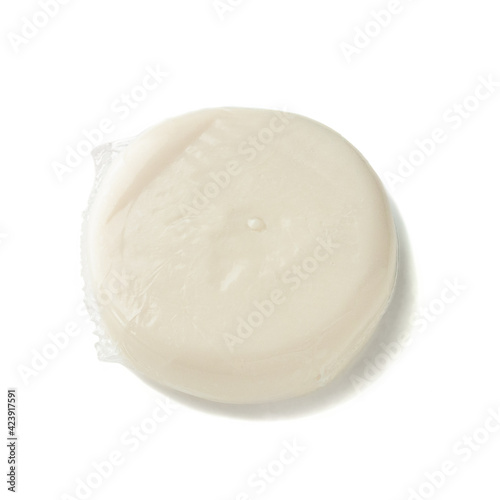 Fotografi Vacuum packed mozzarella cheese