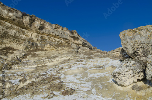White hills in Crimea