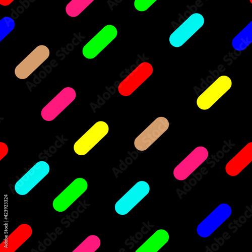 Multi-colored dragee background vector graphics