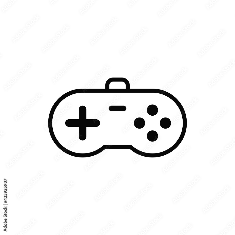 Game controller icon vector. Joystick sign Game controller icon vector. Joystick sign
