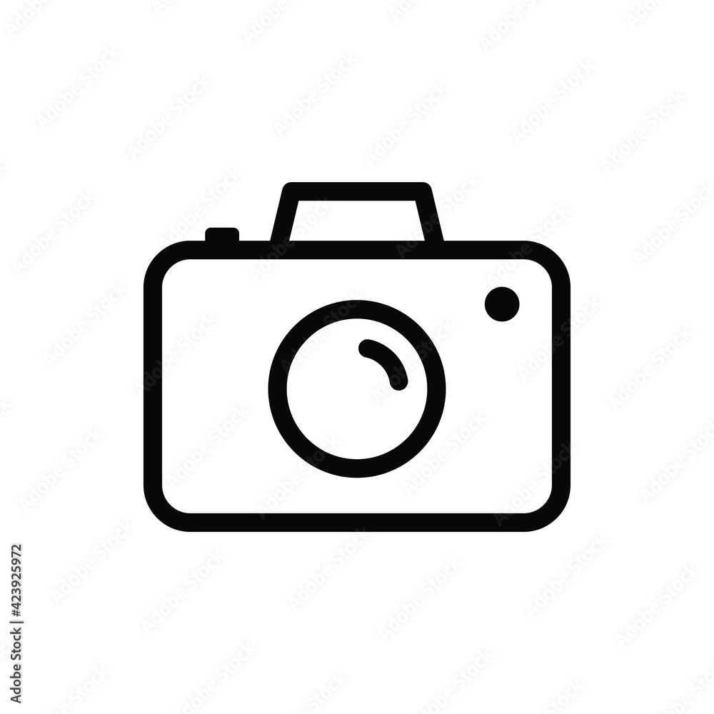 Camera icon vector. Photo camera sign Camera icon vector. Photo camera sign
