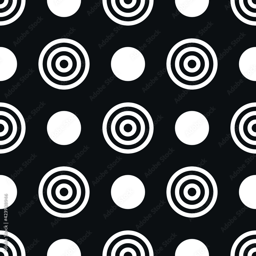 Seamless vector pattern with circles, ovals, shapes, lines. Minimalistic design Seamless vector pattern with circles, ovals, shapes, lines. Minimalistic design