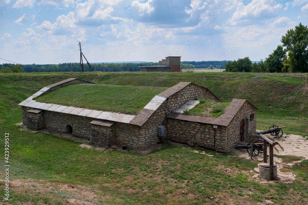 The Medean (Tiraspol) Fortress in downtown of Tiraspol, Transnistria (Moldova)