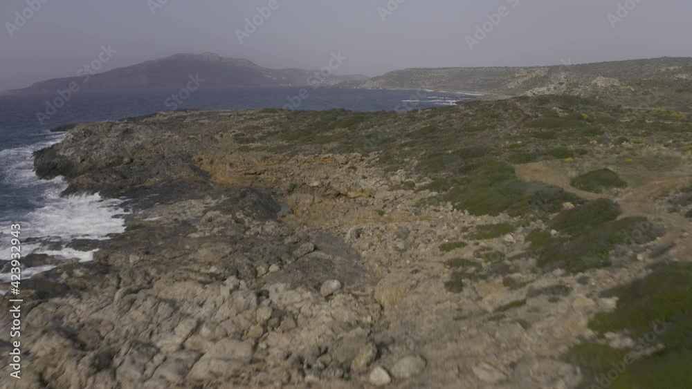 Aerial Along Peloponnese Coasts, Greece Aerial Along Peloponnese Coasts, Greece
