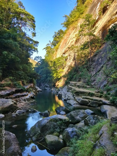 river in the mountains