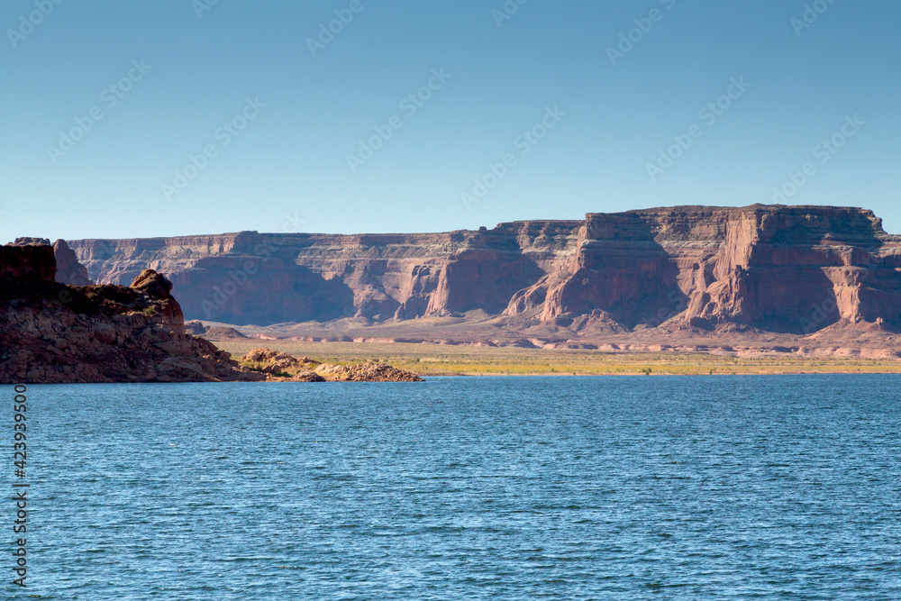Lake Powell and the Glen Canyon in Utah and Arizona Lake Powell and the Glen Canyon in Utah and Arizona
