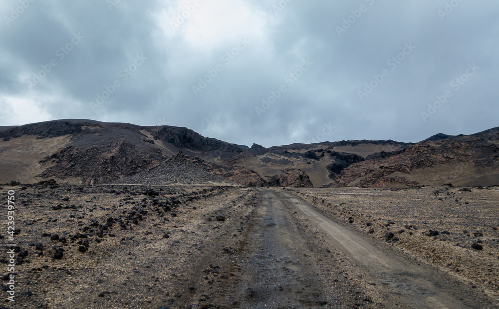 Road to Lake Askja, Iceland, Europe