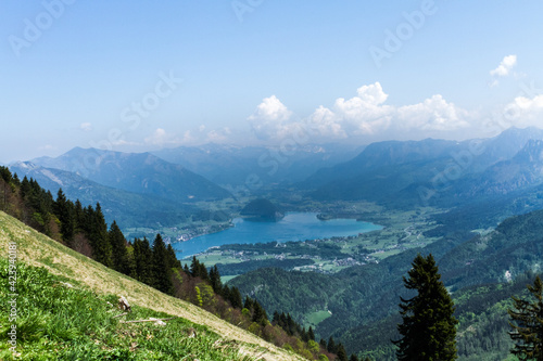 view of the mountains