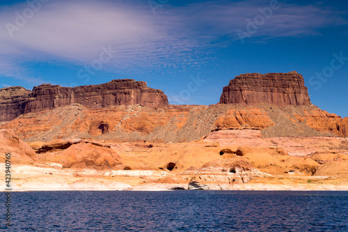 Lake Powell and the Glen Canyon in Utah and Arizona