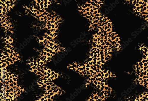 abstract seamless leopard print texture design