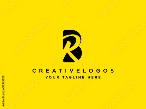 Alphabets RB Logo, Letter RB Logo, Initials RB Logo Vector Template, Premium eCommerce Logo Template, Brand Name Logo Vector, BR Logo,