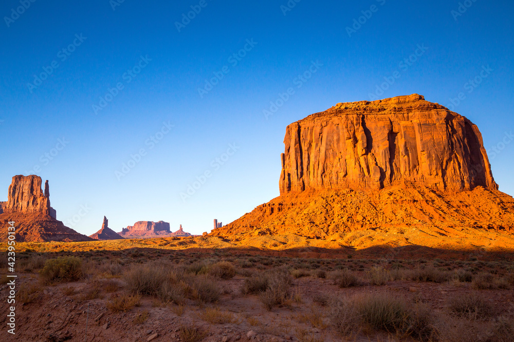 Monument Valley on the Arizona–Utah state line
