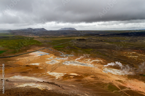 Hverir at the Myvatn Geothermal Area, Iceland, Europe