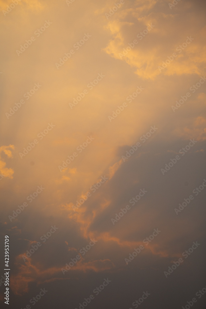 Fototapeta premium sunset in the clouds