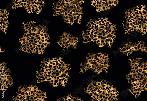abstract seamless leopard print texture design