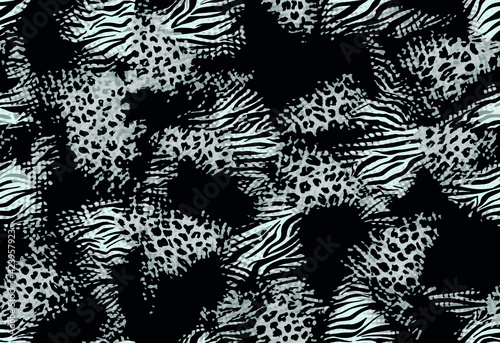 abstract seamless leopard print texture design