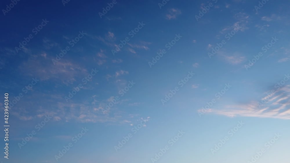Time lapse cielo al tramonto