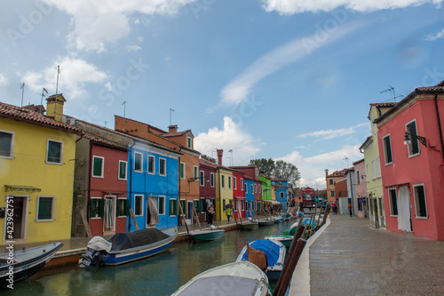 discovery of the city of Venice, Burano and its small canals and romantic alleys