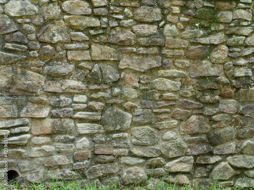 stone wall background Dangar Island