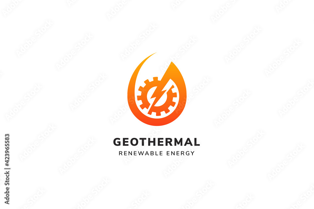 creative Water drop combined gear and letter G logo template Design Vector use yellow orange gradient colors. creative Water drop combined gear and letter G logo template Design Vector use yellow orange gradient colors.