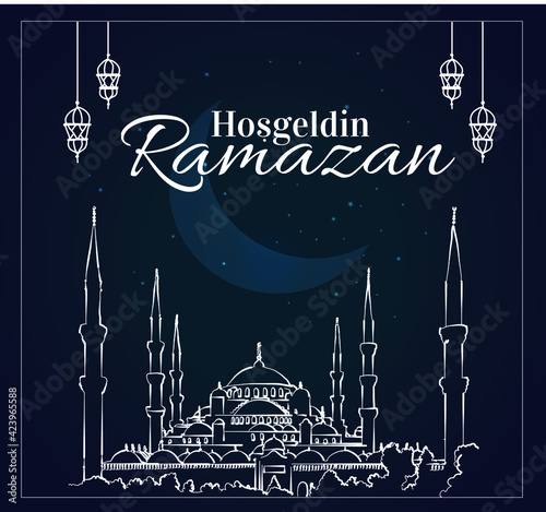 Ramadan Kareem Turkish: Hosgeldin ya sehri ramazan