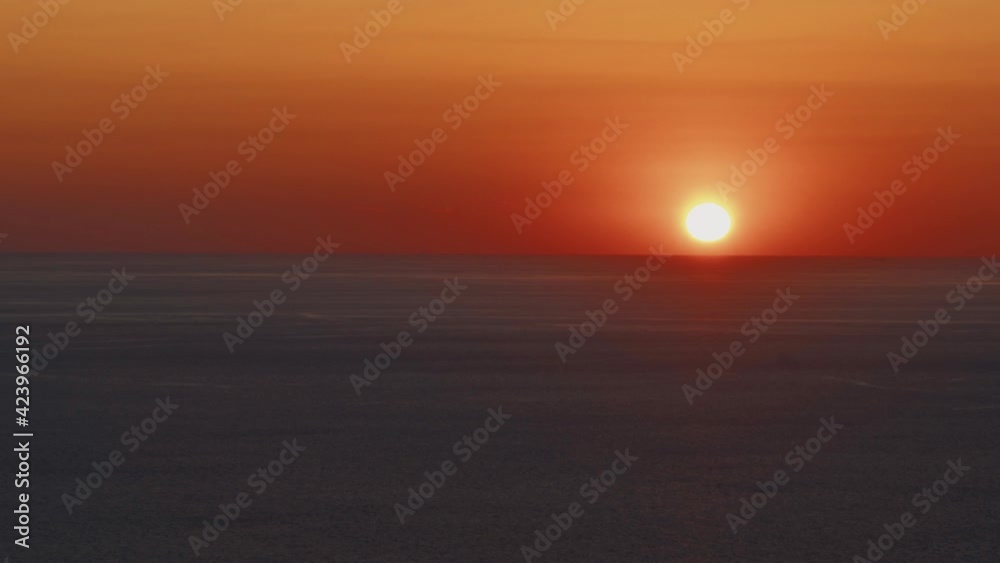 Beautiful Sunset On The Peloponnes, Greece Beautiful Sunset On The Peloponnes, Greece