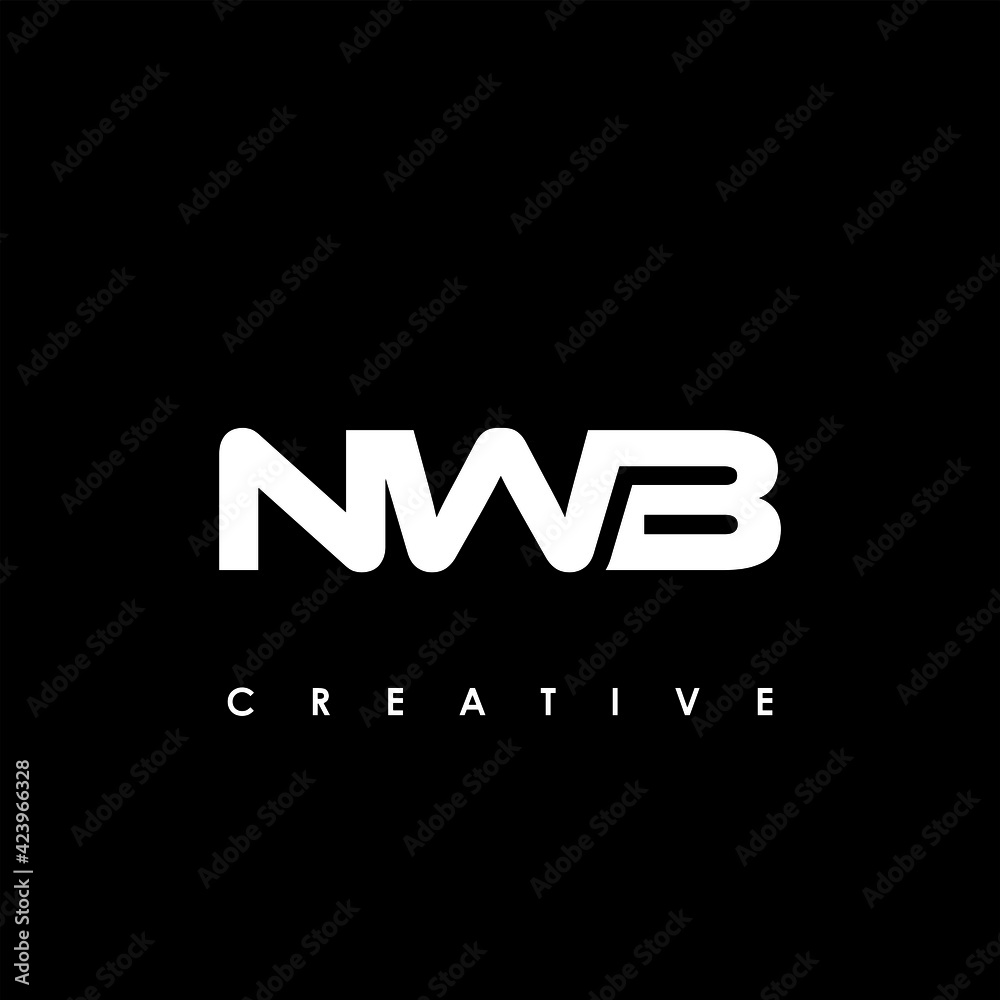 NWB Letter Initial Logo Design Template Vector Illustration NWB Letter Initial Logo Design Template Vector Illustration