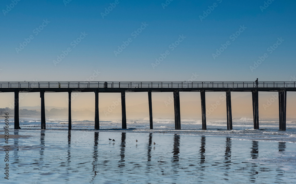pier on the californian beach