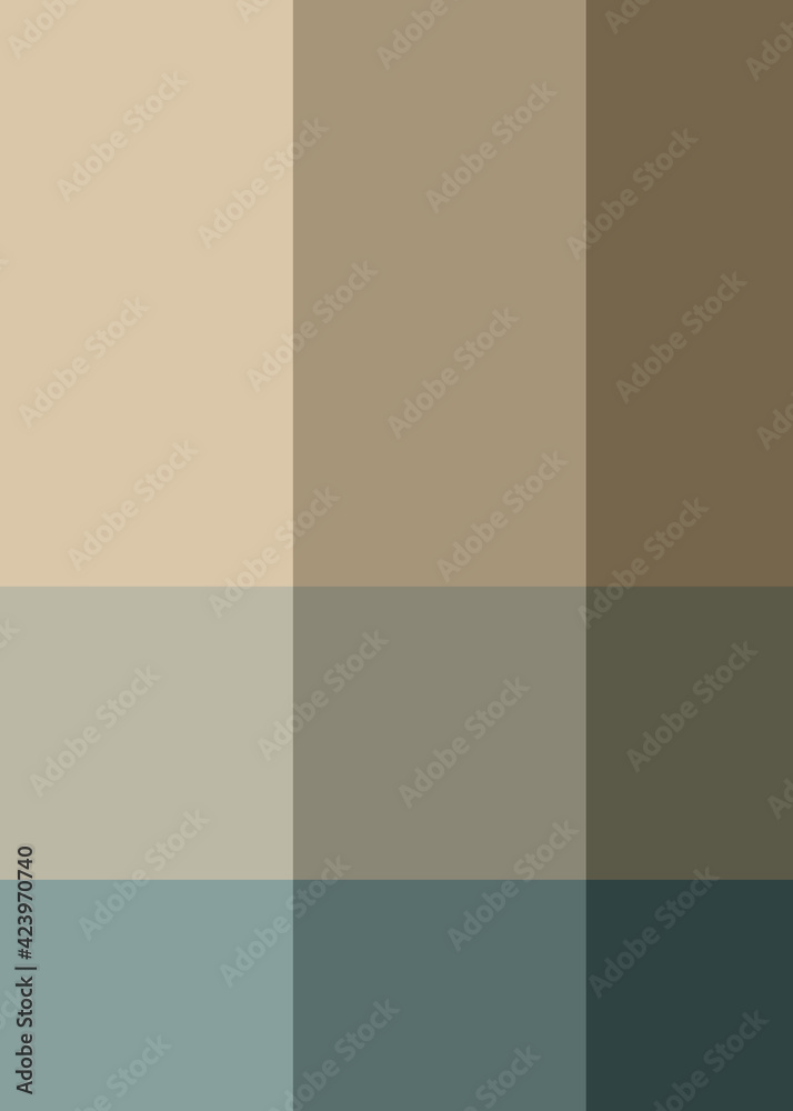 Abstract color Low-Polygones Generative Art background illustration