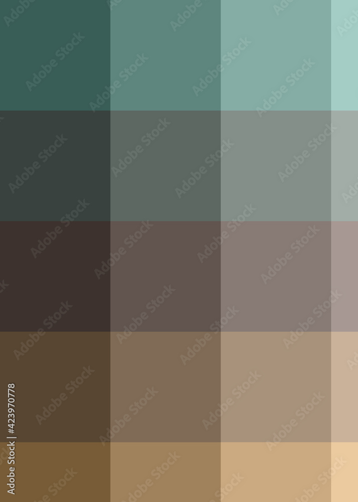 Abstract color Low-Polygones Generative Art background illustration