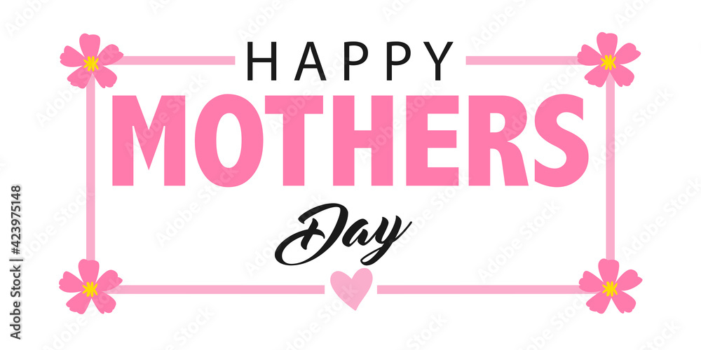 Naklejka premium Mothers Day