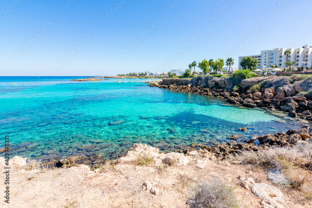Protaras seascape in south Cyprus