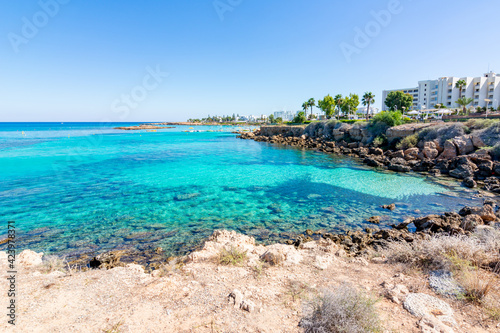 Fototapeta Naklejka Na Ścianę i Meble -  Protaras seascape in south Cyprus