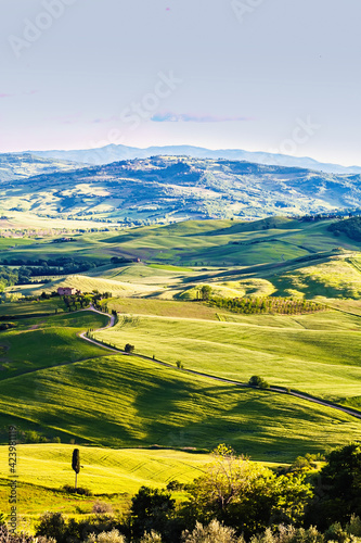 Tuscany landscape near Pienza.