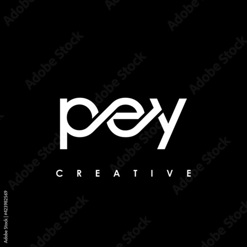 PEY Letter Initial Logo Design Template Vector Illustration