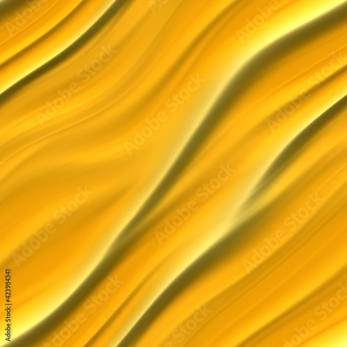 Seamless sand background. Yellow dunes texture. Top view. Desert backdrop. photo
