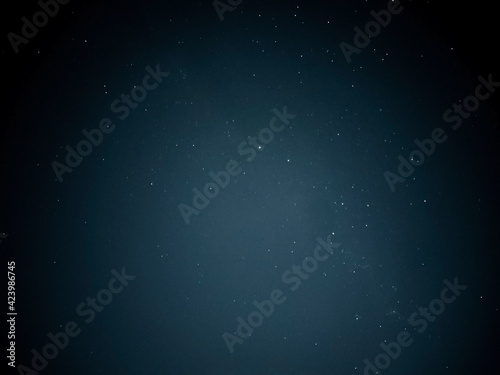 Space scene with stars - Aqua starry night sky in Brisbane, Queensland, Australia in the summer