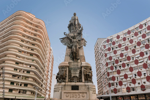 Independence Square. Year 1822 - Monument to the Andradas brothers and centenary of Brazil's independence inaugurated on September 7, 1922. 