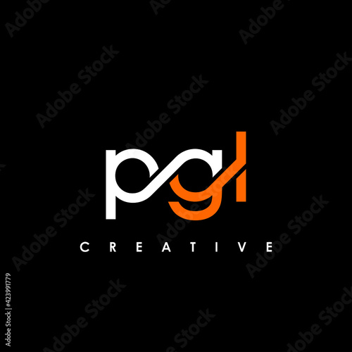 PGL Letter Initial Logo Design Template Vector Illustration photo