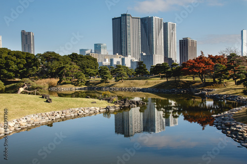 Hamarikyu s gardens from Japan a beautiful location with great landscapes